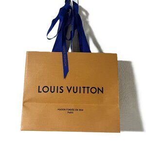 Louis Vuitton GIFT BAG Shopping Tote with Ribbon and Receipt Envelope 8.5" x7x4
